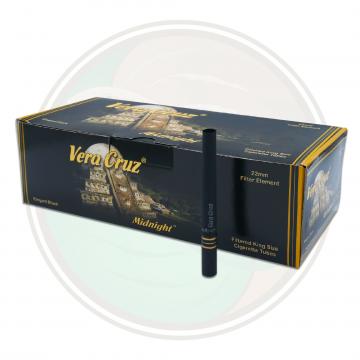 Vera Cruz Midnight King Size Cigarette Tubes for Roll Your Own Whole Leaf Tobacco Leaf Only
